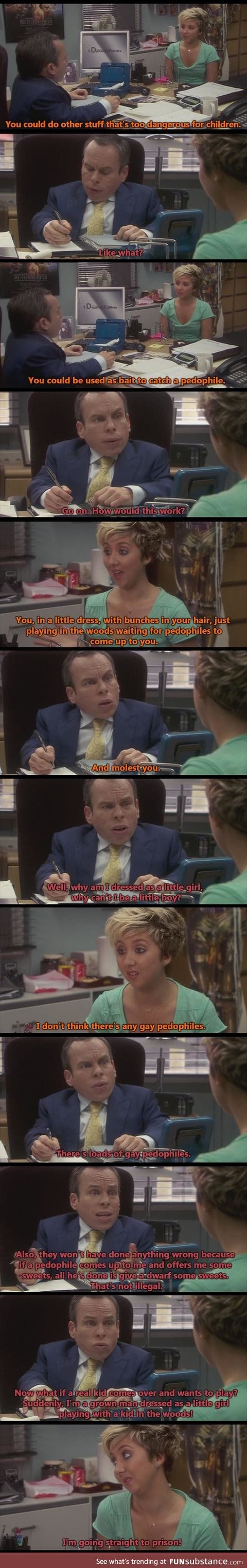 A little disturbing