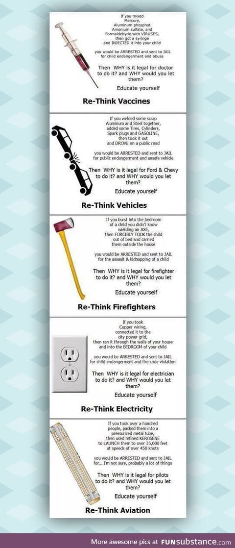 We need to re-think some ideas