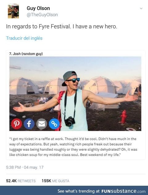 In regards to fyre festival