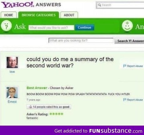 War summary