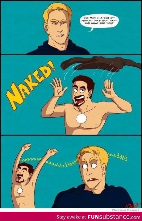 Iron Man without armor