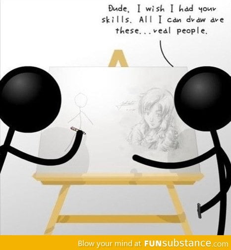 Drawing in a parallel universe