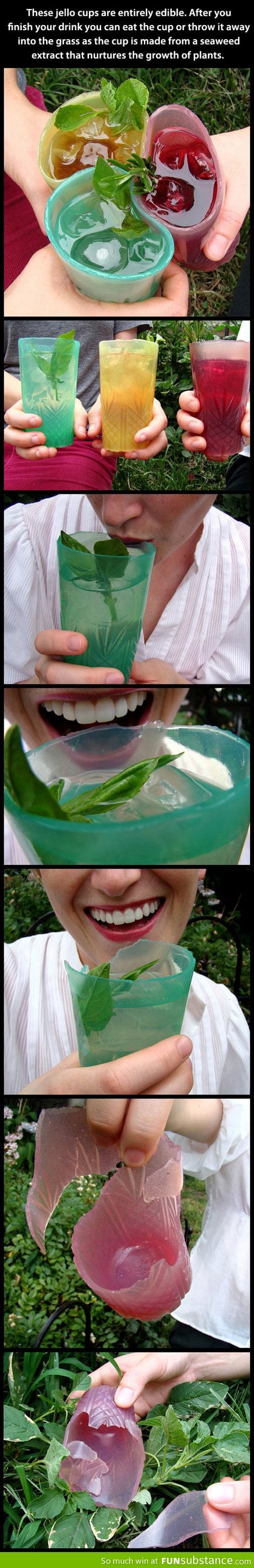 Edible cups