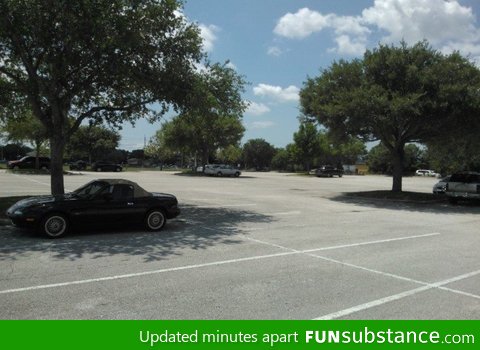 In Florida, it's ALWAYS about the shade not the distance