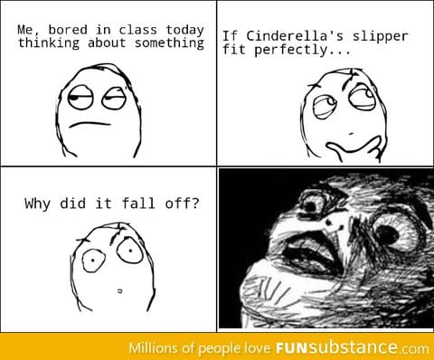A sudden realization