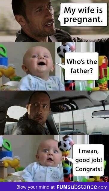 Baby is at it