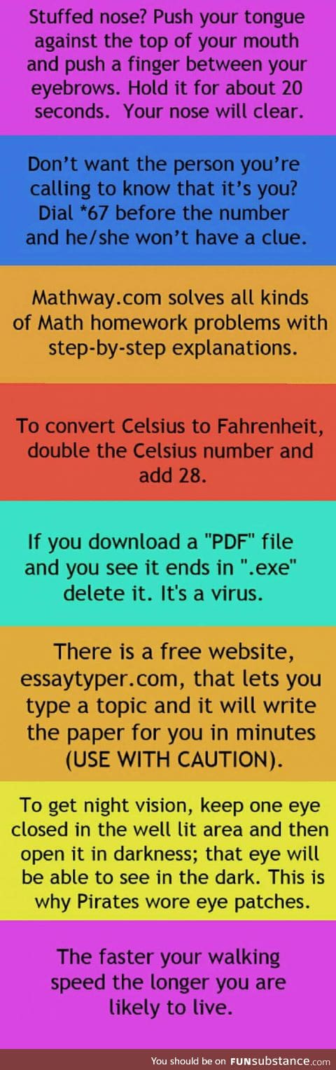Useful tips