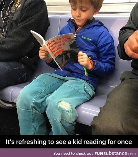Good to see kids read