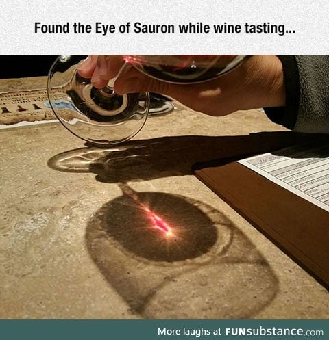 The whispering eye of sauron