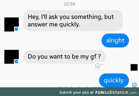 Is it a yes or a no