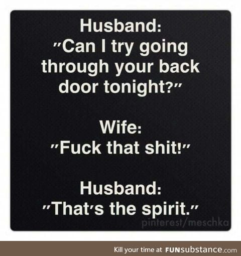 That's the spirit!