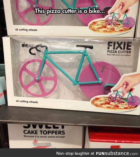 Cutting a pizza just got a lot better