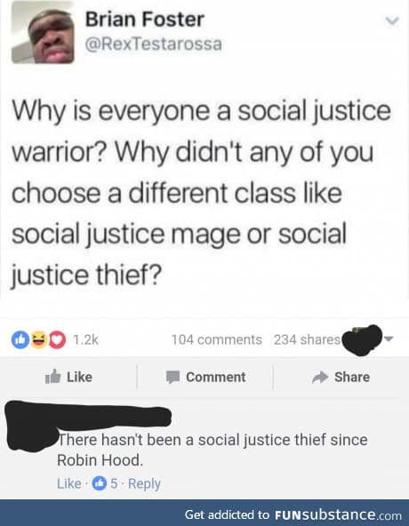 Has there been a Social Justice Mage?