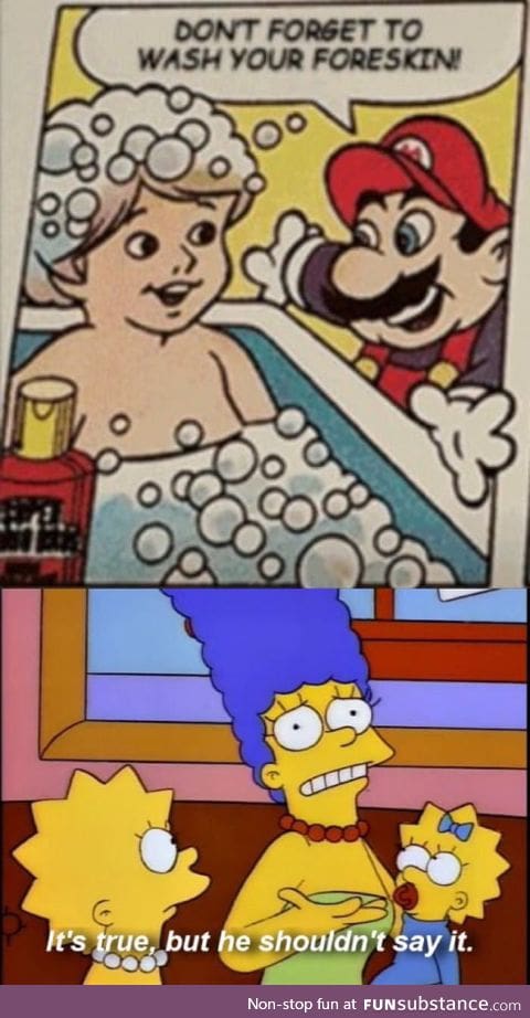 Uncle mario wants you clean