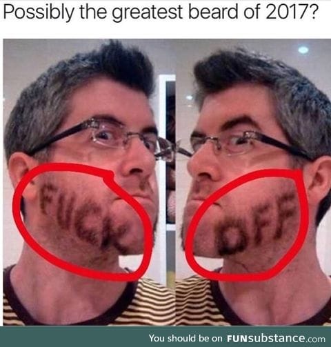 Nasty beard