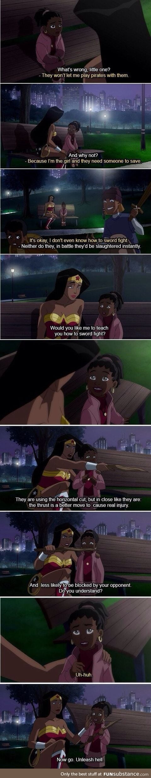 Wonder Woman the mentor
