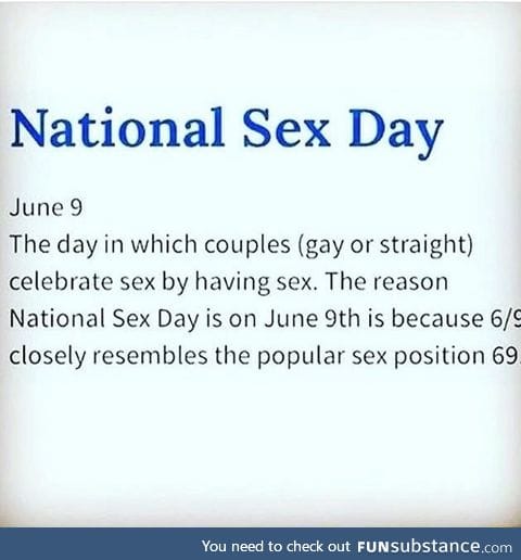 National sex day