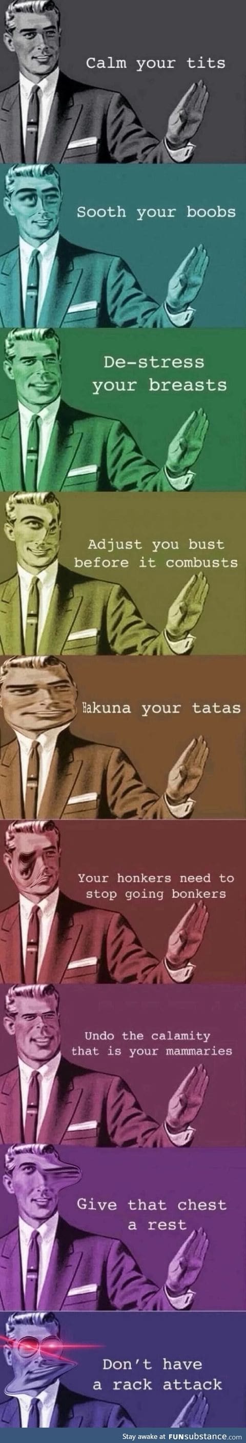 Different ways to say it