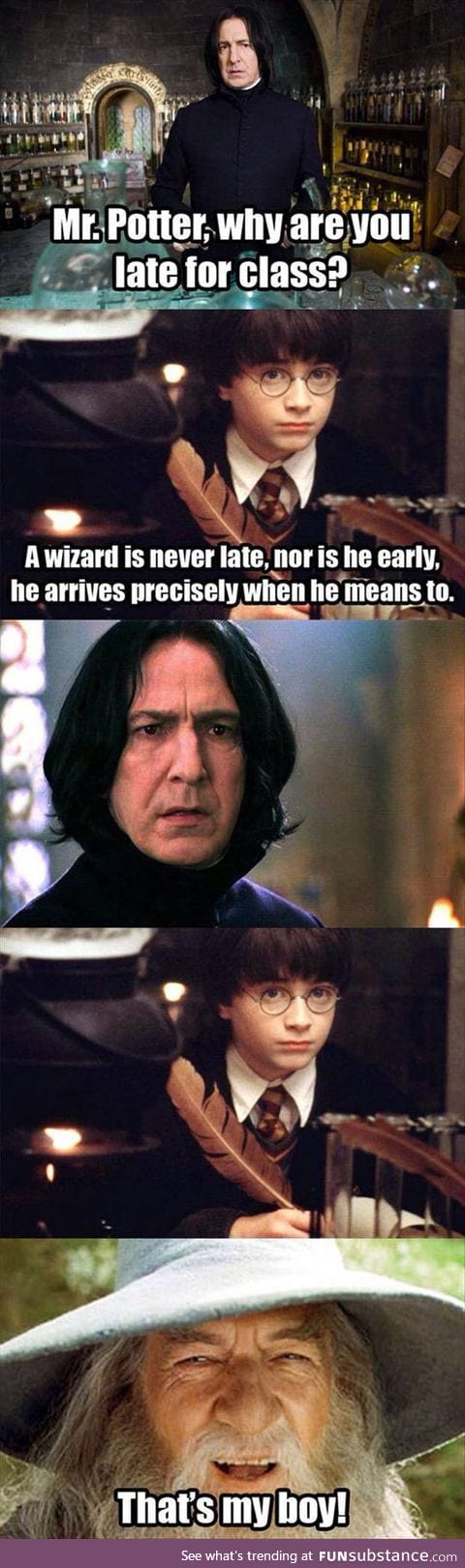 Wizards have always perfect timing