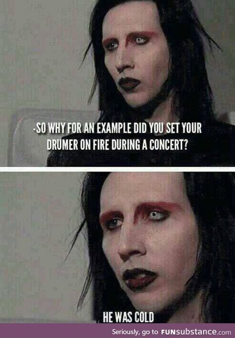 Marilyn manson logic