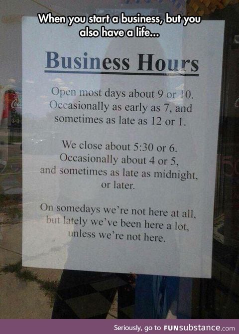 Business hours
