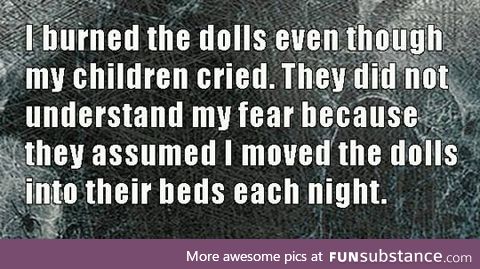 Never trust dolls