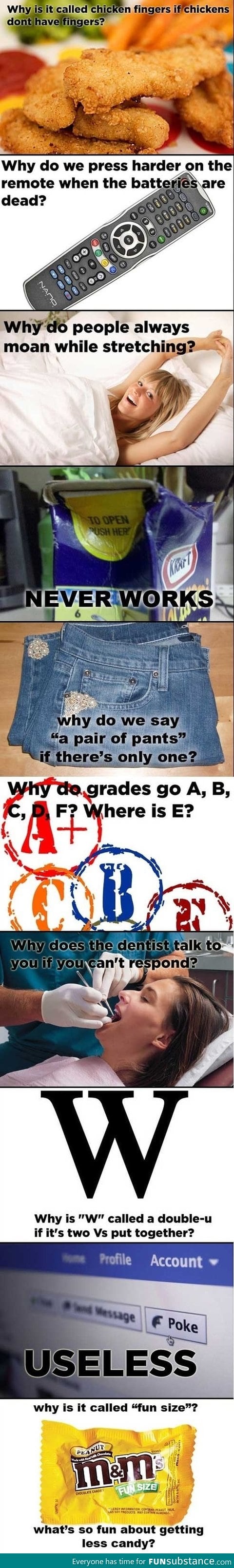 Life mysteries
