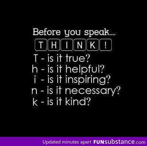 Good thinking