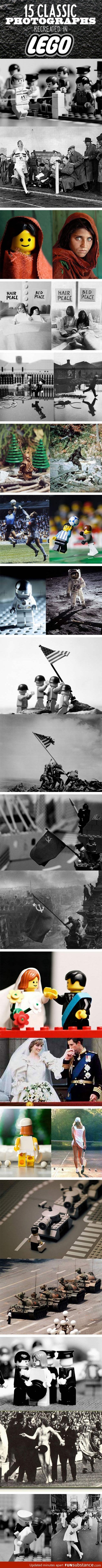 Historic Photographs Recreated With Lego
