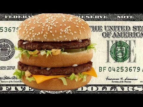 How much food can you buy with $5 in different countries?