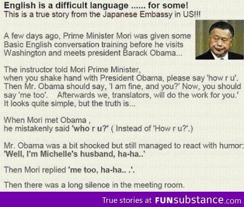 Who r u, obama?