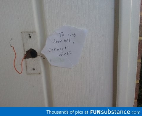 "Fixing" the doorbell
