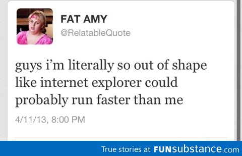 So out of shape