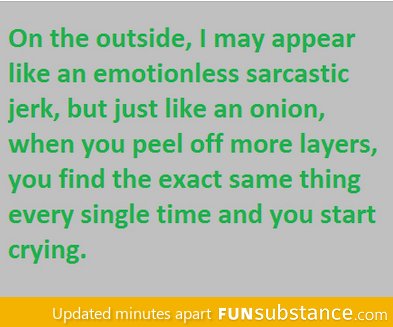 Like an onion