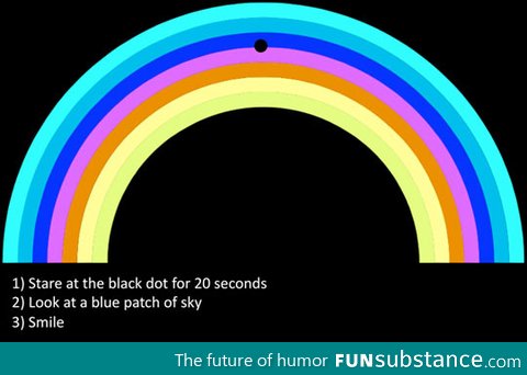 Rainbow illusion