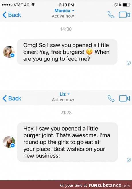 There are two types of people when you open your own business