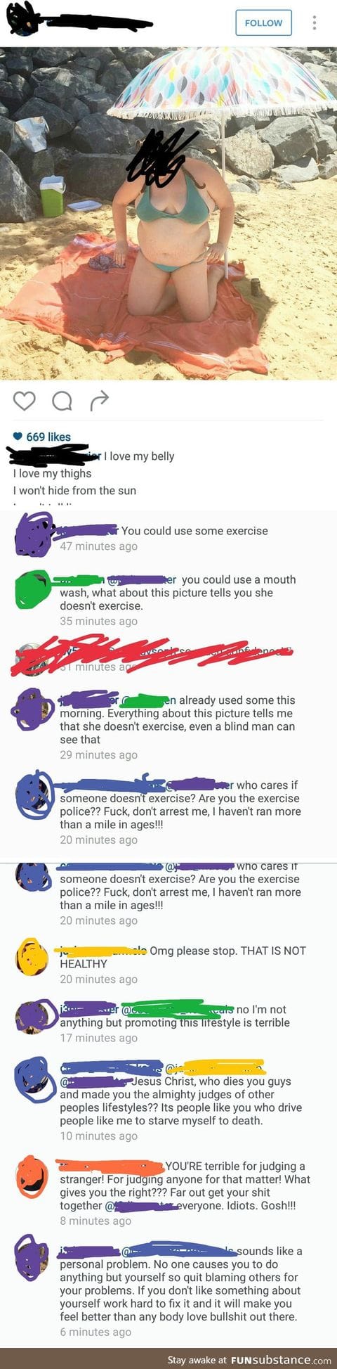 Saying 'you should exercise' is now a huge crime