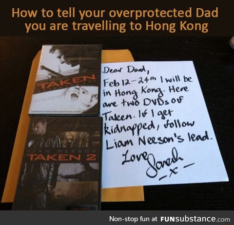 Overprotecting dad