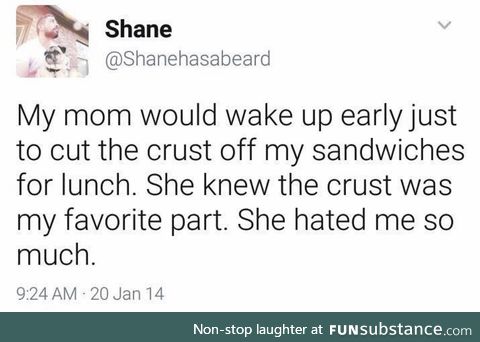 She wanted it all to herself!
