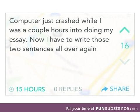 What about all that wasted time