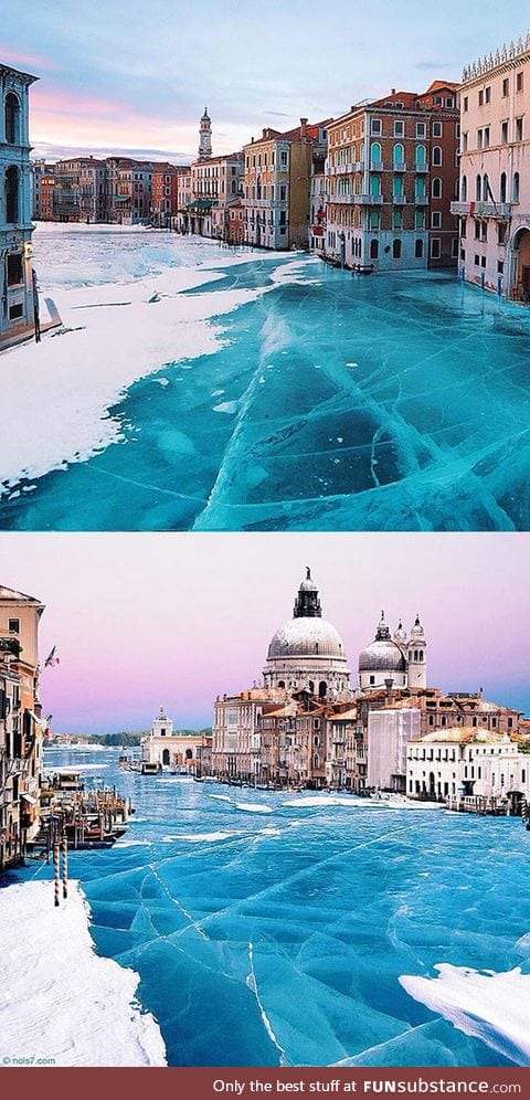 Frozen venice the beautiful