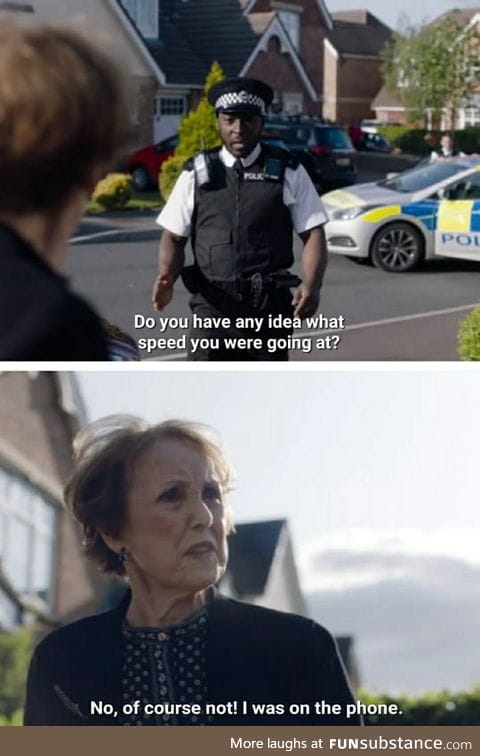 Mrs. Hudson has no chill