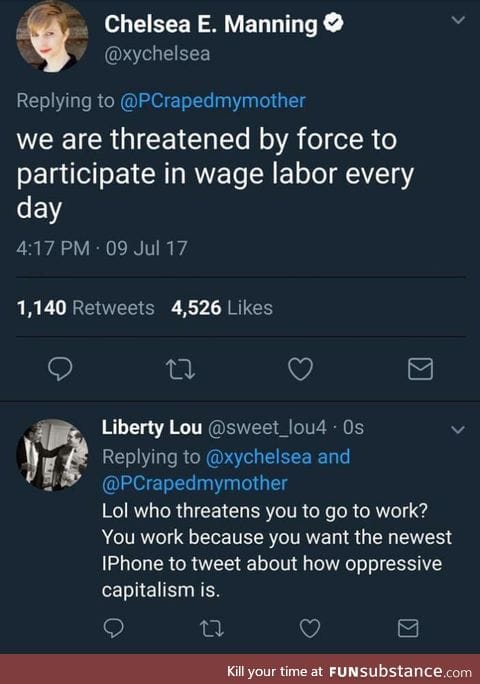 She doesn't know what she's talking about