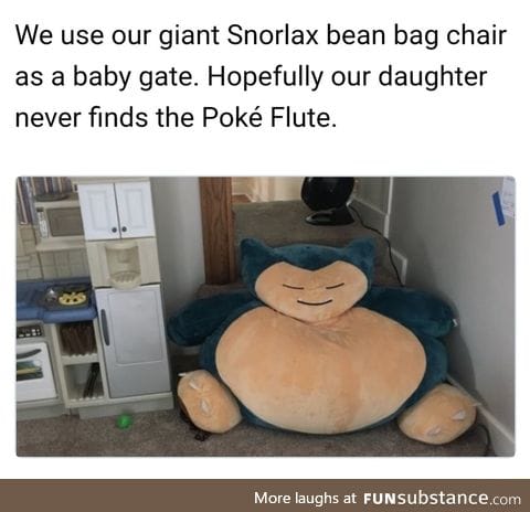 The Snorlax baby barrier