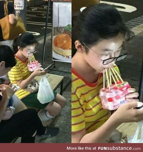 That's how you get stomach ache