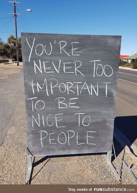 A reminder