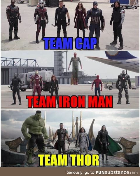 The Big Three and their teams