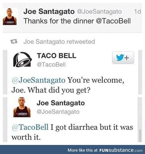 Who else orders diarrhea