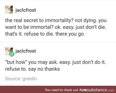 Now you know