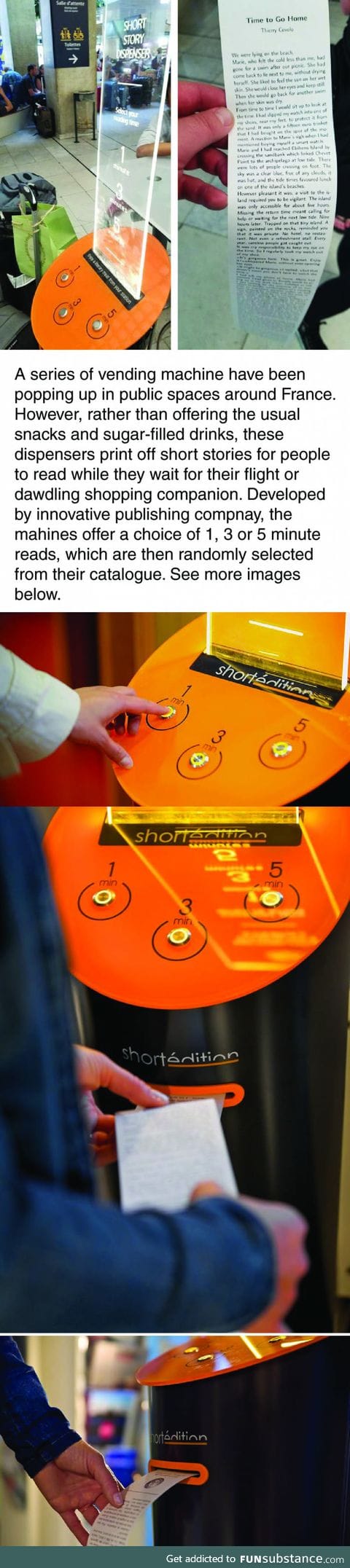 Reading vending machine